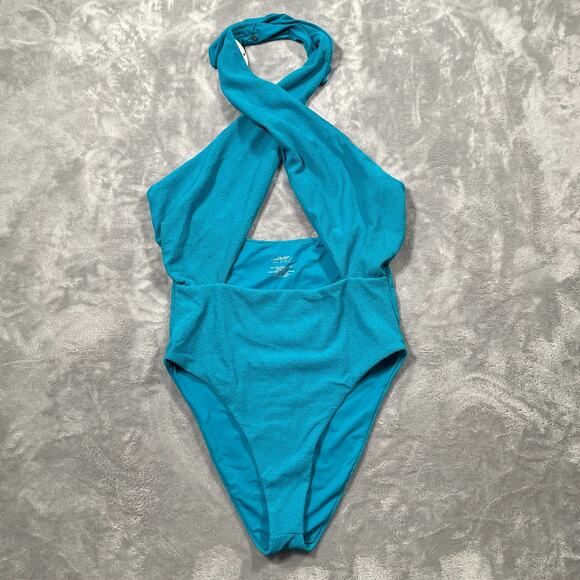 JMP The Label Santorini Swimsuit One Piece Medium Stretch Beach Vacation New - Picture 1 of 6